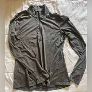 Gray Champion Quarter Zip Pullover.